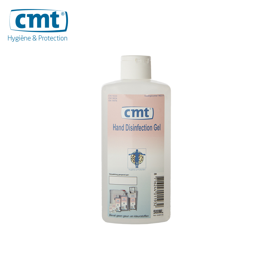 CMT Hand Disinfection Alcoholgel 500 Ml Klepdopje 43480124 CMT